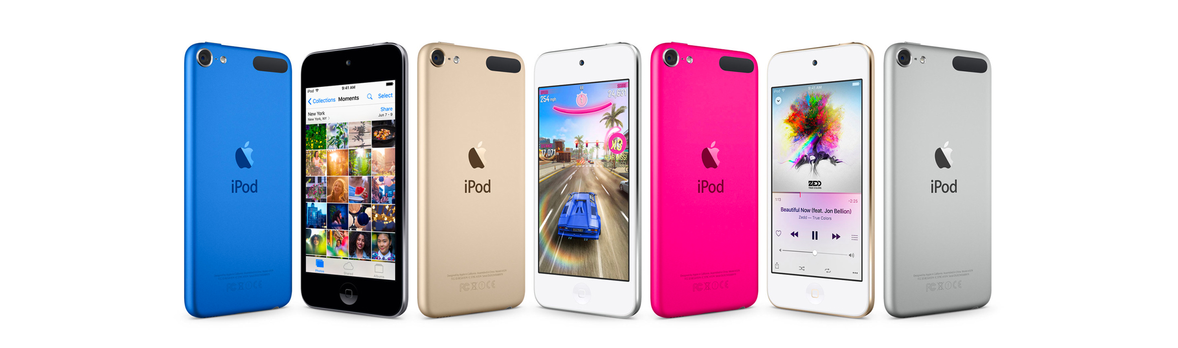 ipod touch lineup. ©Apple inc. ipod touch lineup