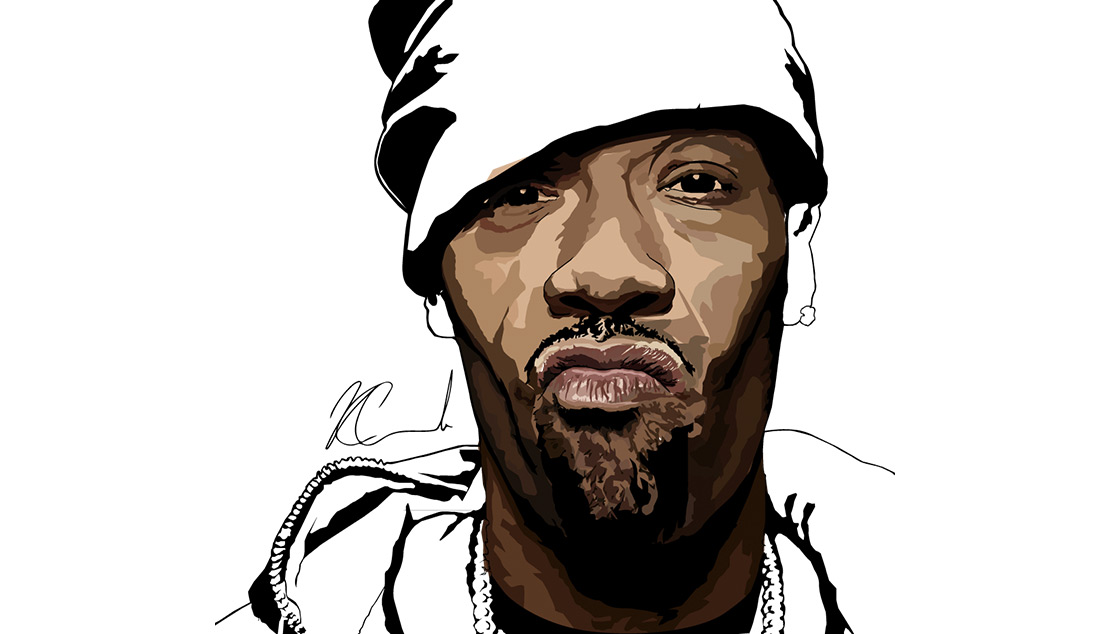 Redman vector illustration WIP 2