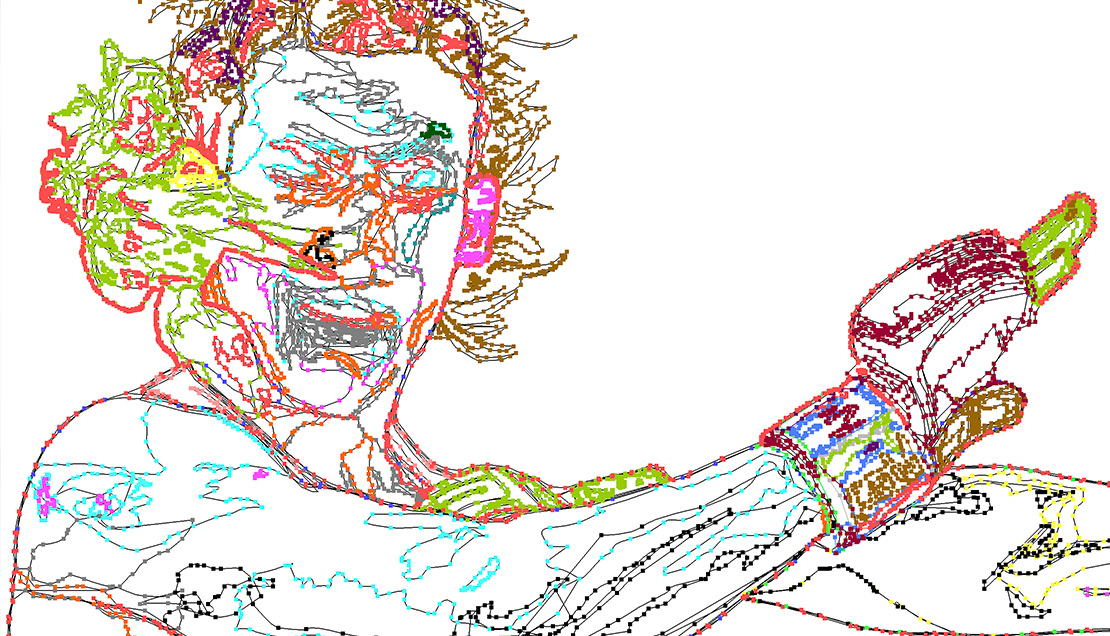 UFC vector illustration shorts detail UFC vector illustration anchor points