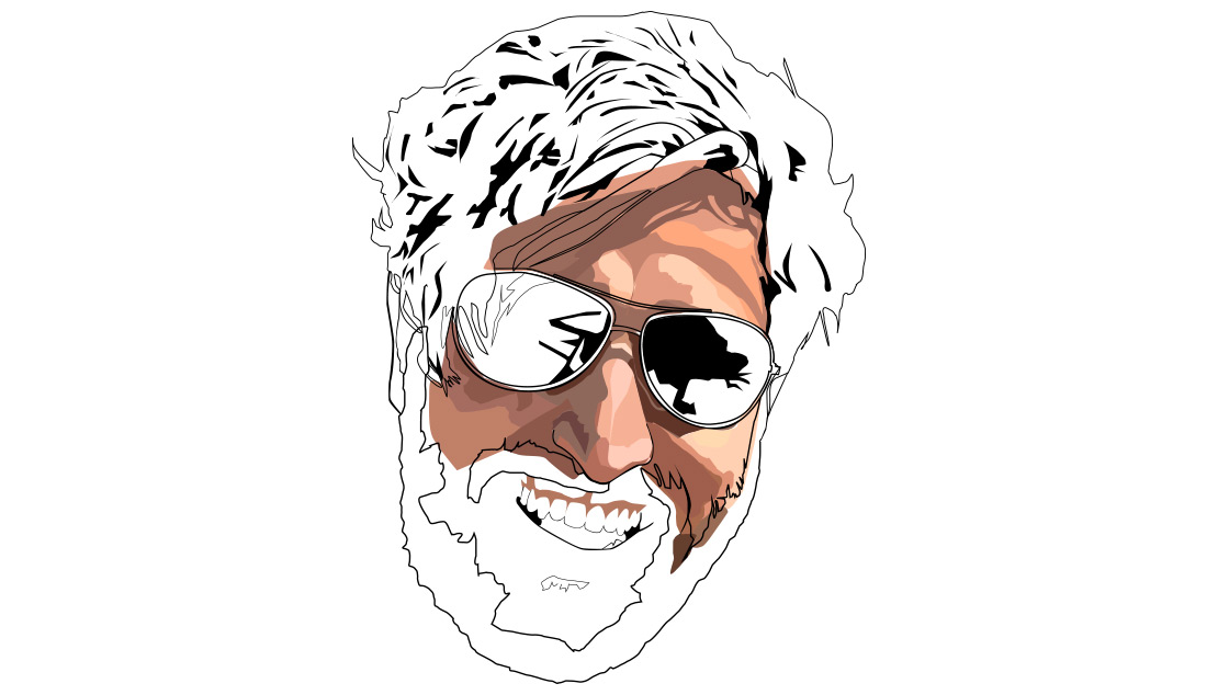 Stephen vector illustration WIP 1