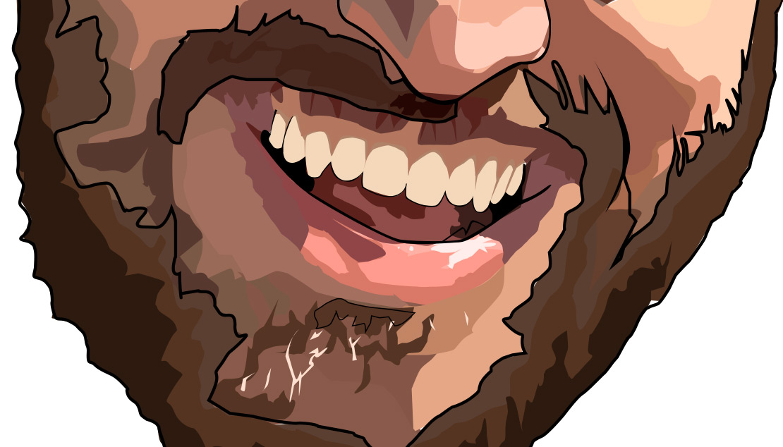 Stephen vector illustration mouth