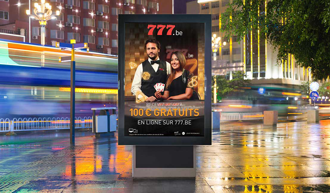 Casino poster campaign Casino poster campaign header